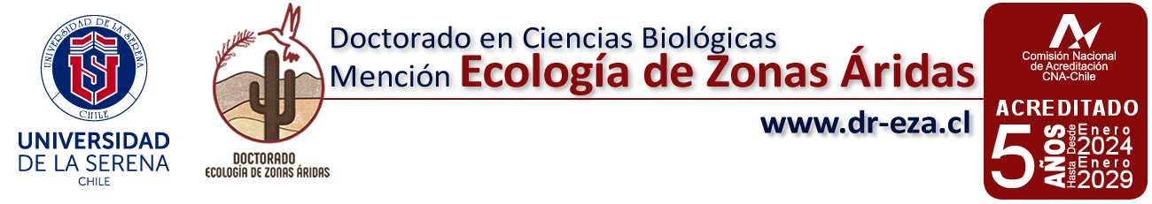 Doctorado en Ciencias Biológicas, mención Ecología de Zonas Áridas